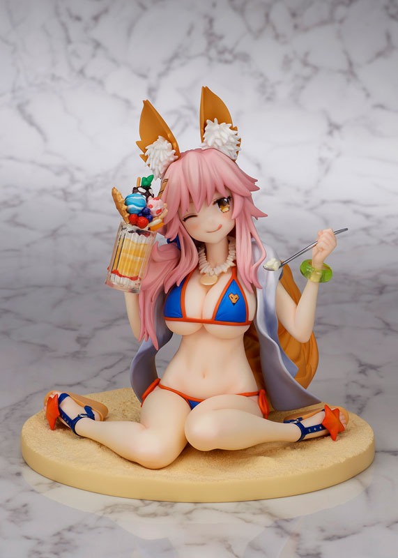 Non-Scale Figure Lancer Tamamo no Mae - Swimsuit Ver. Fate/Grand Order (16cm) By FLARE
