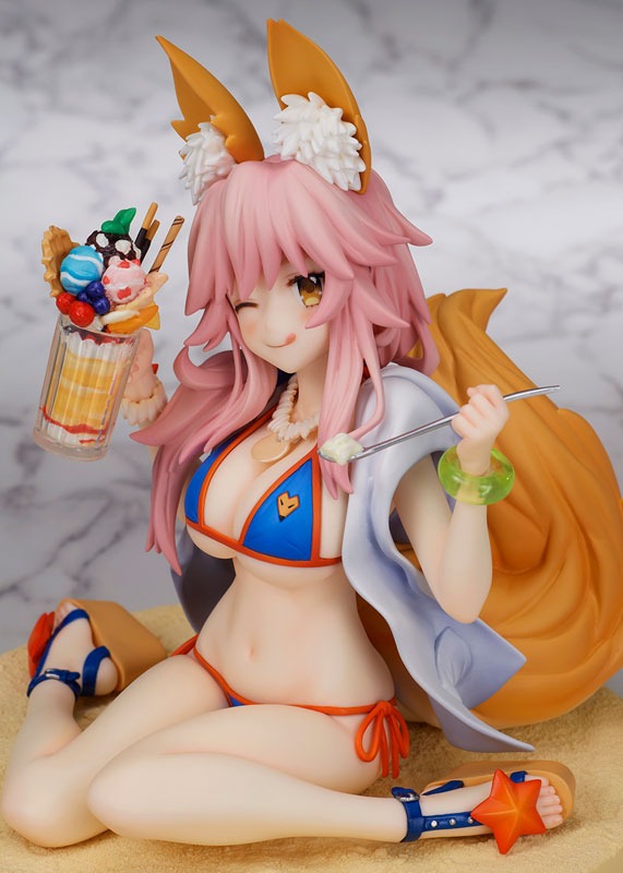 Non-Scale Figure Lancer Tamamo no Mae - Swimsuit Ver. Fate/Grand Order (16cm) By FLARE