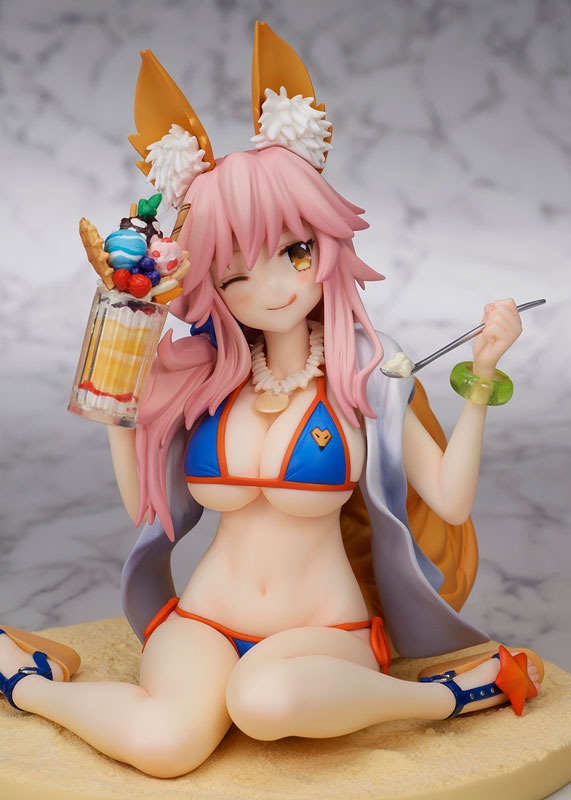 Non-Scale Figure Lancer Tamamo no Mae - Swimsuit Ver. Fate/Grand Order (16cm) By FLARE