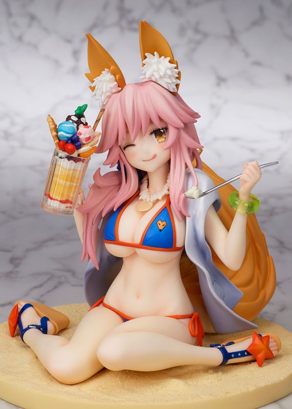 Non-Scale Figure Lancer Tamamo no Mae - Swimsuit Ver. Fate/Grand Order (16cm) By FLARE