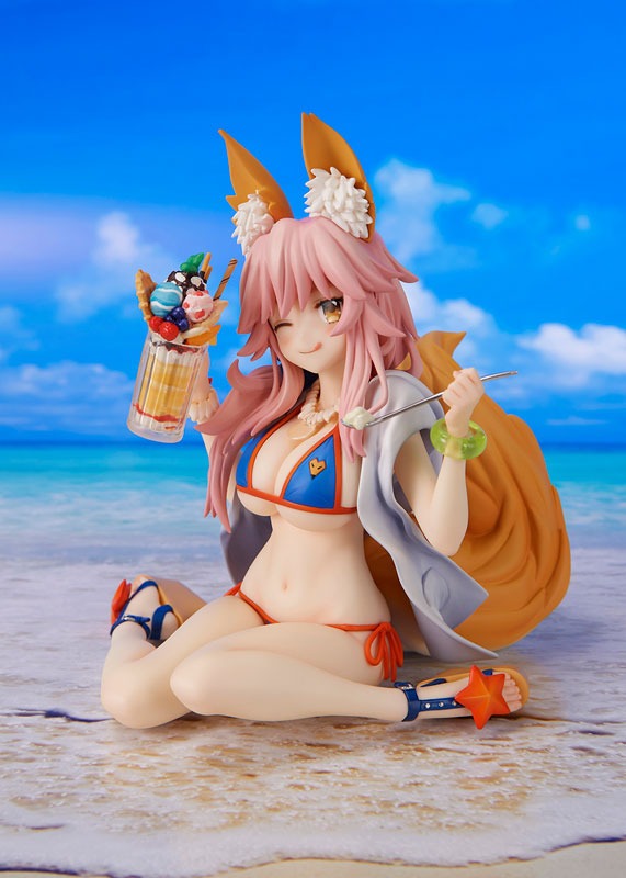 Non-Scale Figure Lancer Tamamo no Mae - Swimsuit Ver. Fate/Grand Order (16cm) By FLARE