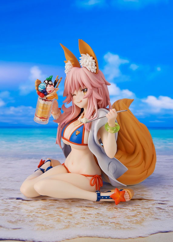 Non-Scale Figure Lancer Tamamo no Mae - Swimsuit Ver. Fate/Grand Order (16cm) By FLARE