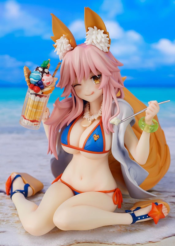 Non-Scale Figure Lancer Tamamo no Mae - Swimsuit Ver. Fate/Grand Order (16cm) By FLARE