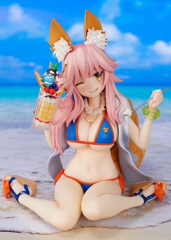 Non-Scale Figure Lancer Tamamo no Mae - Swimsuit Ver. Fate/Grand Order (16cm) By FLARE