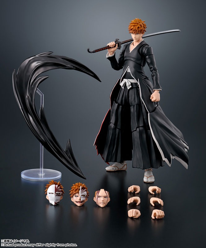 SHF S.H.Figuarts Kurosaki Ichigo - Getsuga Tensho Ver. BLEACH By Bandai Spirits
