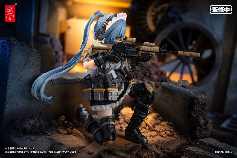 Snail Shell Action Figure 1/12 RA-02 Rapid Assault Tactical Maid Tokiwa Kazune - Illustration by Pinakes By Snail Shell