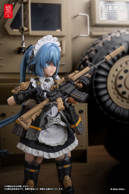 Snail Shell Action Figure 1/12 RA-02 Rapid Assault Tactical Maid Tokiwa Kazune - Illustration by Pinakes By Snail Shell