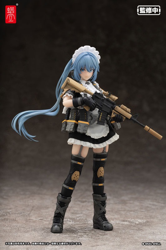 Snail Shell Action Figure 1/12 RA-02 Rapid Assault Tactical Maid Tokiwa Kazune - Illustration by Pinakes By Snail Shell