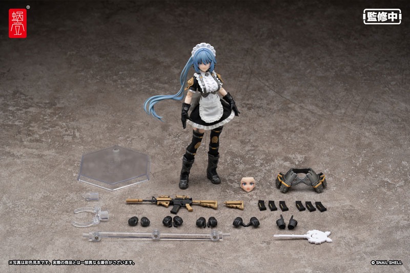 Snail Shell Action Figure 1/12 RA-02 Rapid Assault Tactical Maid Tokiwa Kazune - Illustration by Pinakes By Snail Shell