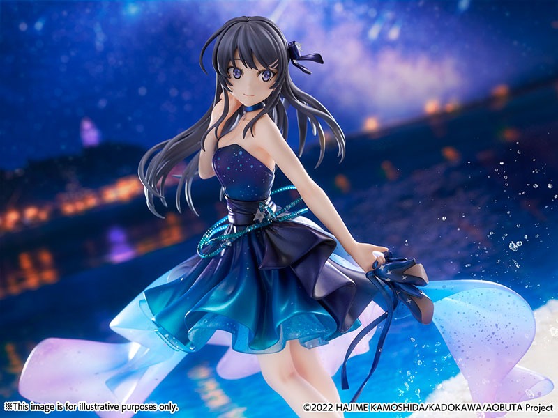 Shibuya Scramble Scaled Figure 1/7 Sakurajima Mai - Starry Night Sky Ver. Seishun Buta Yarou wa Bunny Girl Senpai no Yume wo Minai By eStream