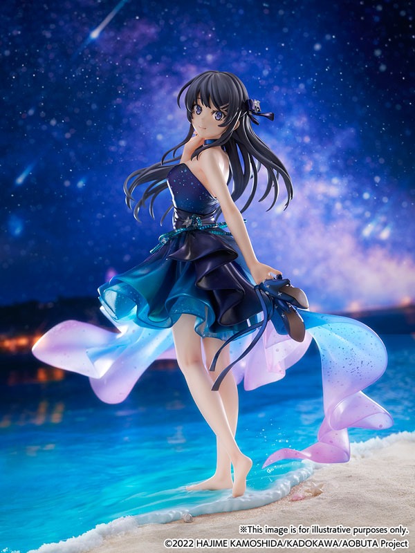 Shibuya Scramble Scaled Figure 1/7 Sakurajima Mai - Starry Night Sky Ver. Seishun Buta Yarou wa Bunny Girl Senpai no Yume wo Minai By eStream