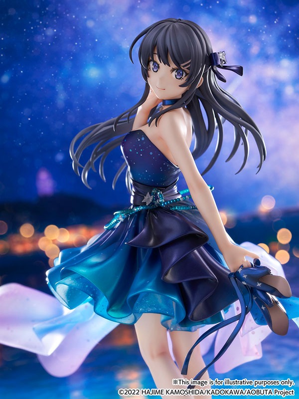Shibuya Scramble Scaled Figure 1/7 Sakurajima Mai - Starry Night Sky Ver. Seishun Buta Yarou wa Bunny Girl Senpai no Yume wo Minai By eStream