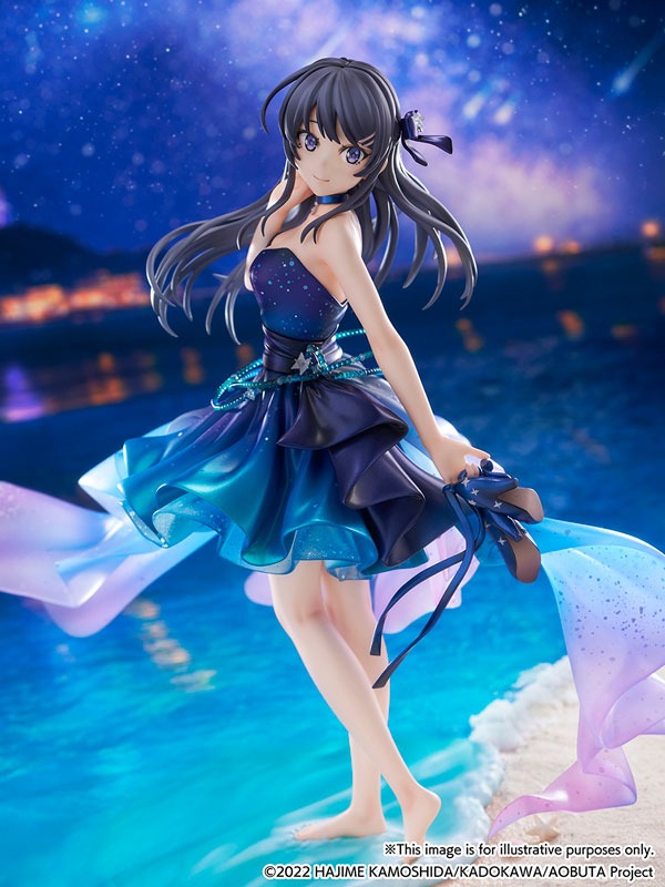 Shibuya Scramble Scaled Figure 1/7 Sakurajima Mai - Starry Night Sky Ver. Seishun Buta Yarou wa Bunny Girl Senpai no Yume wo Minai By eStream