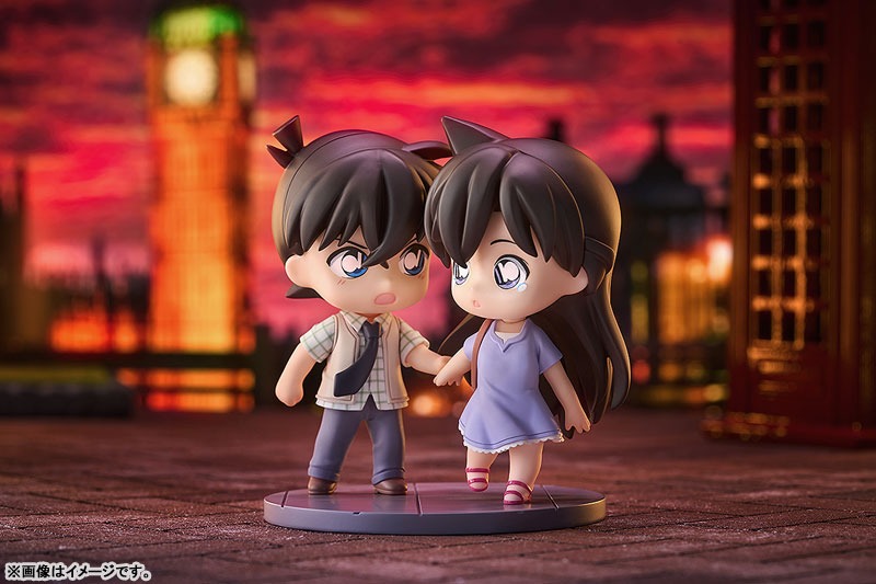 Qset+ Deformed Figure Shinichi Kudo & Ran Mori - Detective Conan By Good Smile Arts Shanghai