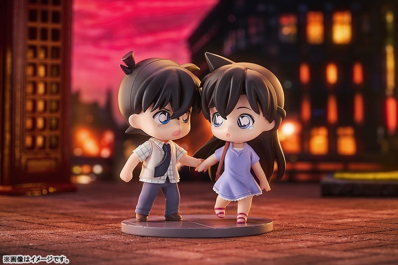 Qset+ Deformed Figure Shinichi Kudo & Ran Mori - Detective Conan By Good Smile Arts Shanghai