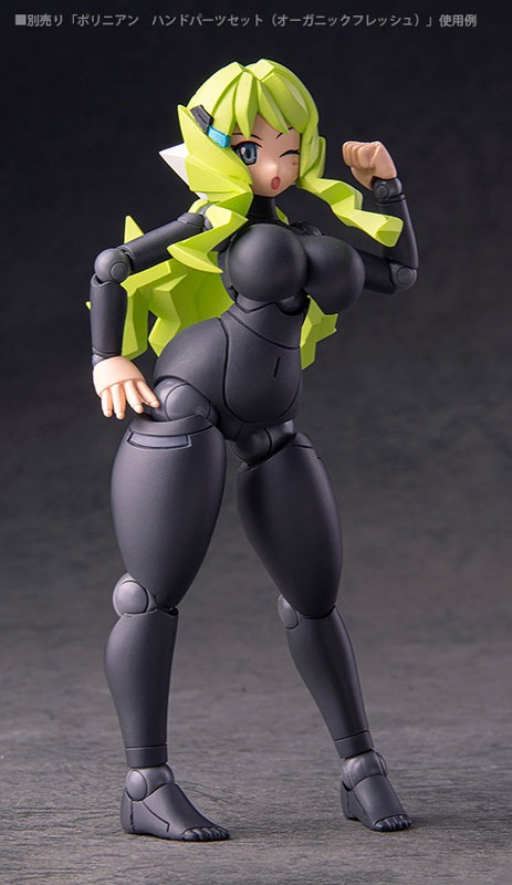 Action Figure Polynian FLL Kelly / Rnia - Black Fresh Ver. Robot Neoanthropinae Polynian By Daibadi Production