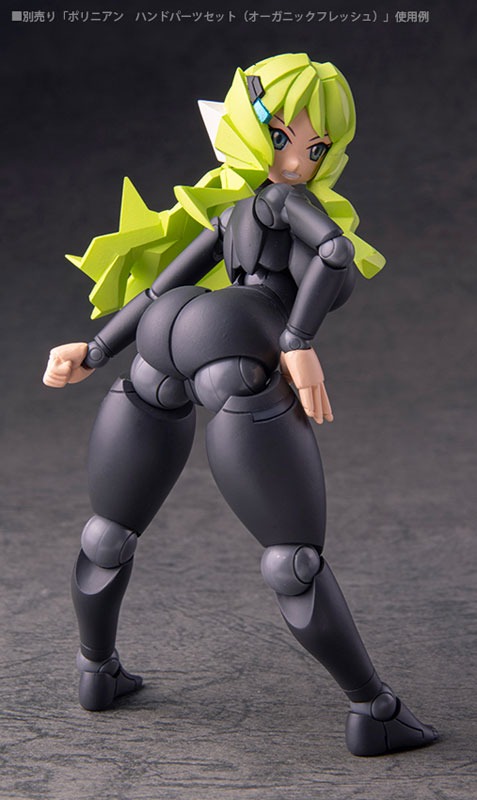 Action Figure Polynian FLL Kelly / Rnia - Black Fresh Ver. Robot Neoanthropinae Polynian By Daibadi Production