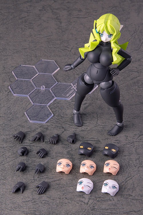 Action Figure Polynian FLL Kelly / Rnia - Black Fresh Ver. Robot Neoanthropinae Polynian By Daibadi Production