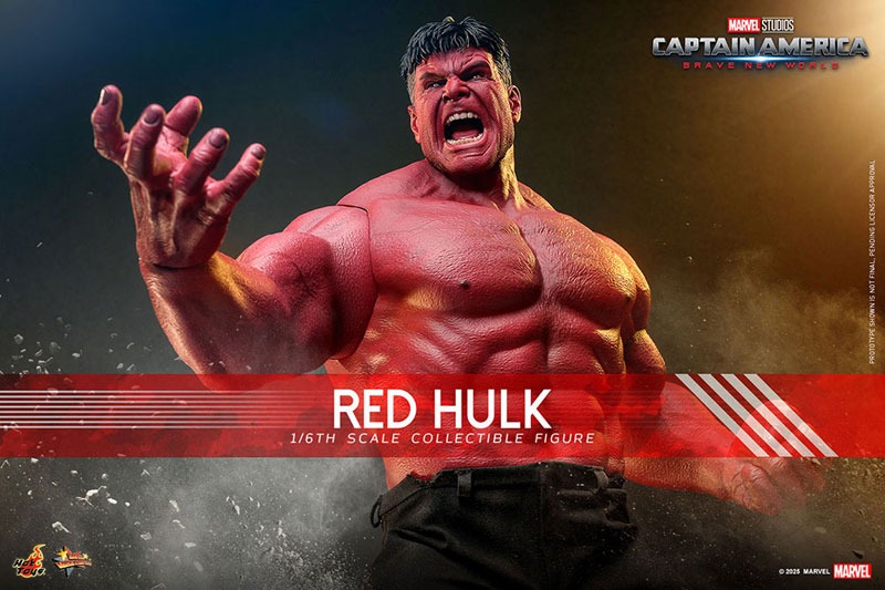 1/6 Action Figure Red Hulk - Movie Masterpiece "Captain America : Brave New World" By Hot Toys