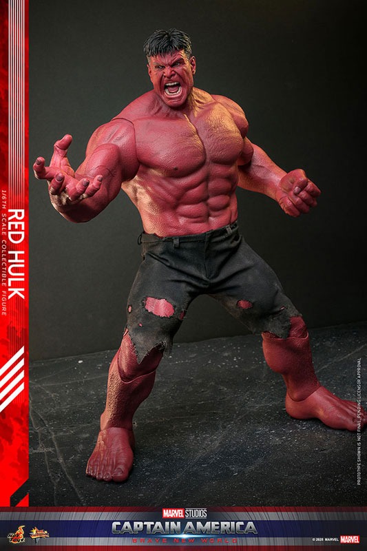 1/6 Action Figure Red Hulk - Movie Masterpiece "Captain America : Brave New World" By Hot Toys