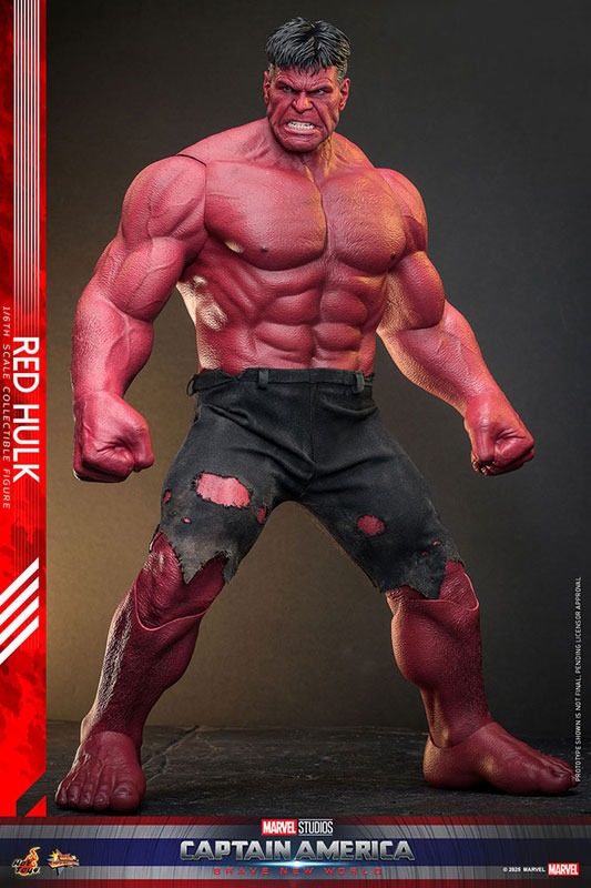 1/6 Action Figure Red Hulk - Movie Masterpiece "Captain America : Brave New World" By Hot Toys