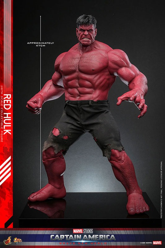 1/6 Action Figure Red Hulk - Movie Masterpiece "Captain America : Brave New World" By Hot Toys