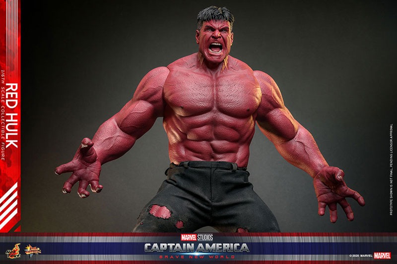 1/6 Action Figure Red Hulk - Movie Masterpiece "Captain America : Brave New World" By Hot Toys