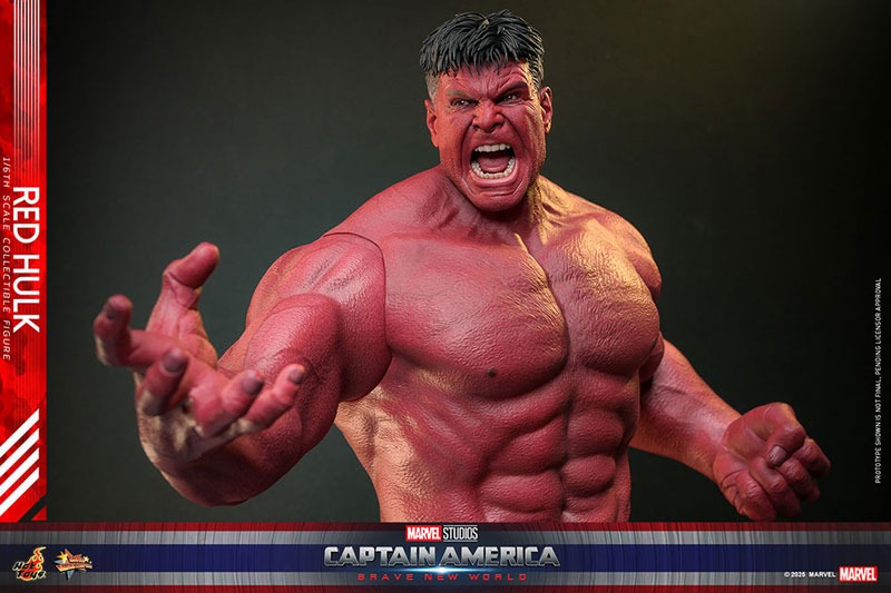 1/6 Action Figure Red Hulk - Movie Masterpiece "Captain America : Brave New World" By Hot Toys