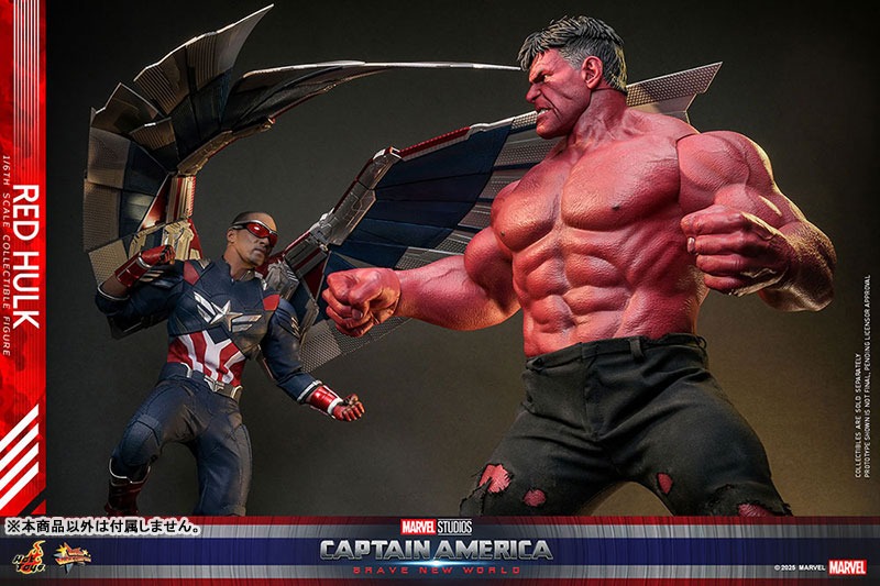 1/6 Action Figure Red Hulk - Movie Masterpiece "Captain America : Brave New World" By Hot Toys