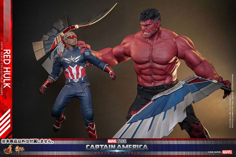 1/6 Action Figure Red Hulk - Movie Masterpiece "Captain America : Brave New World" By Hot Toys