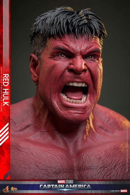 1/6 Action Figure Red Hulk - Movie Masterpiece "Captain America : Brave New World" By Hot Toys