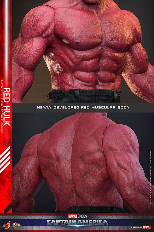 1/6 Action Figure Red Hulk - Movie Masterpiece "Captain America : Brave New World" By Hot Toys
