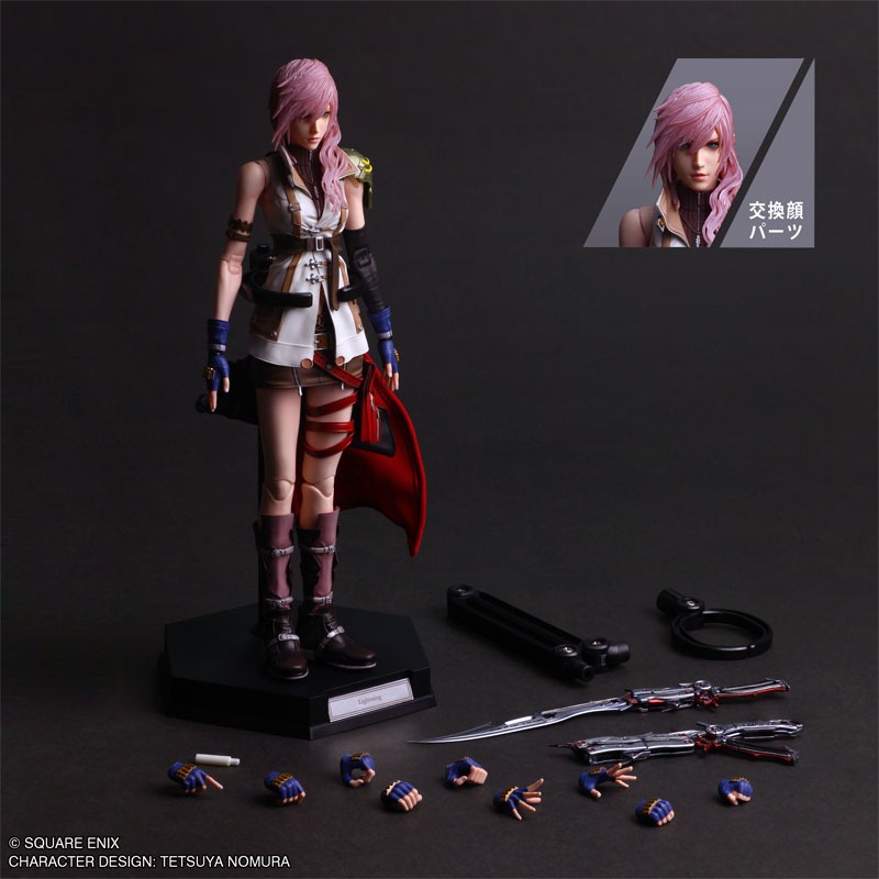 Play Arts Shin Lightning - Final Fantasy XIII By Square Enix