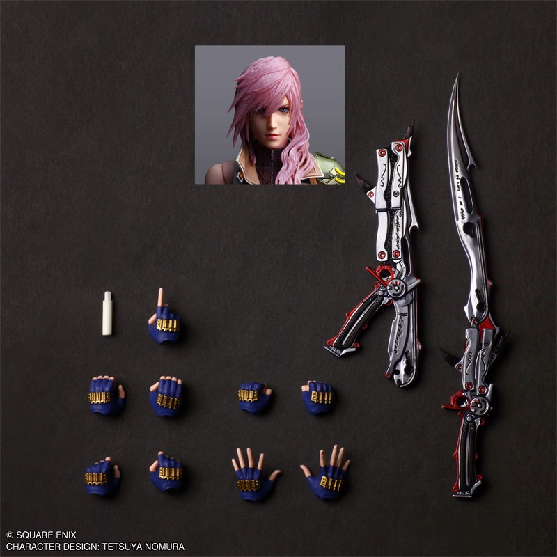 Play Arts Shin Lightning - Final Fantasy XIII By Square Enix