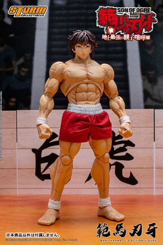 Action Figure 1/6 Baki Hanma Son of Ogre The Strongest Father-son Fight on Earth Ver. By Storm Collectibles
