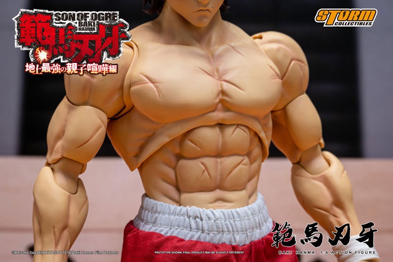 Action Figure 1/6 Baki Hanma Son of Ogre The Strongest Father-son Fight on Earth Ver. By Storm Collectibles