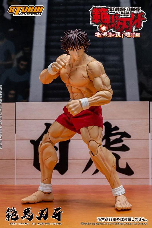 Action Figure 1/6 Baki Hanma Son of Ogre The Strongest Father-son Fight on Earth Ver. By Storm Collectibles
