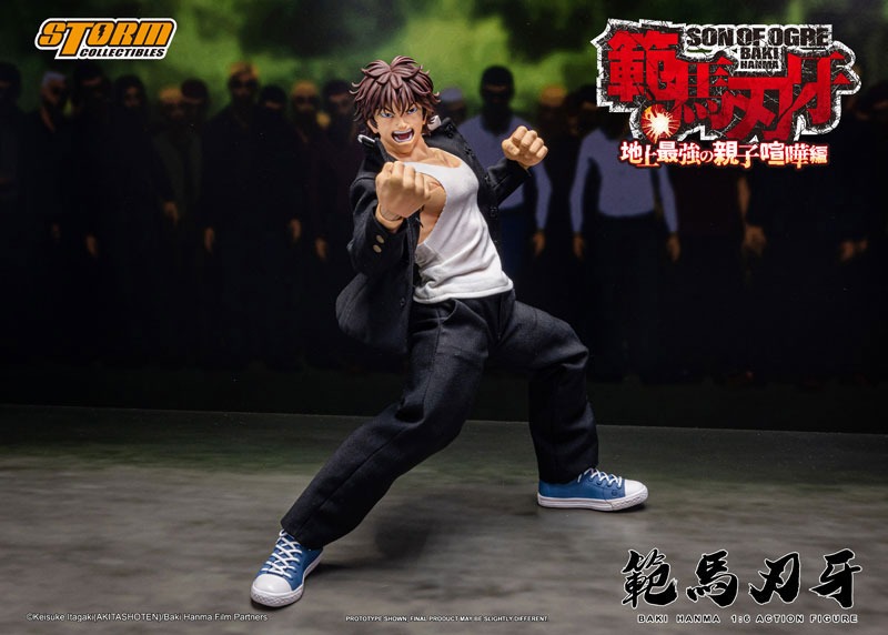 Action Figure 1/6 Baki Hanma Son of Ogre The Strongest Father-son Fight on Earth Ver. By Storm Collectibles