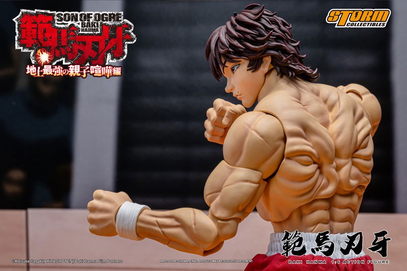 Action Figure 1/6 Baki Hanma Son of Ogre The Strongest Father-son Fight on Earth Ver. By Storm Collectibles