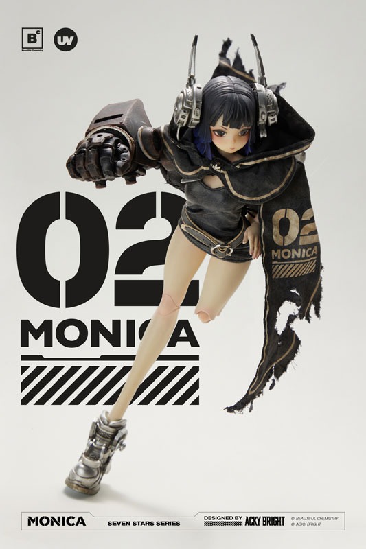 Action Figure 1/6 Seven Stars Series No.02 Monica - Beautiful Chemistry x Acky Bright By Underverse
