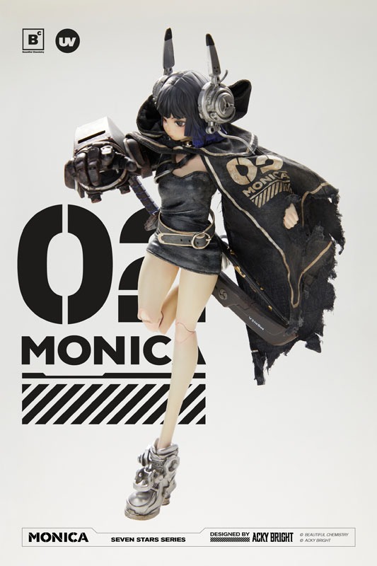 Action Figure 1/6 Seven Stars Series No.02 Monica - Beautiful Chemistry x Acky Bright By Underverse