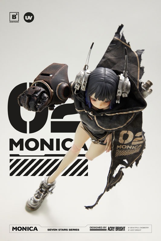 Action Figure 1/6 Seven Stars Series No.02 Monica - Beautiful Chemistry x Acky Bright By Underverse