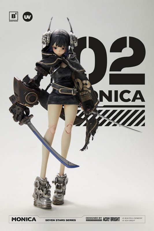 Action Figure 1/6 Seven Stars Series No.02 Monica - Beautiful Chemistry x Acky Bright By Underverse