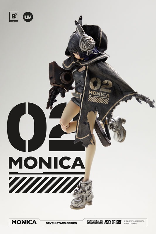 Action Figure 1/6 Seven Stars Series No.02 Monica - Beautiful Chemistry x Acky Bright By Underverse