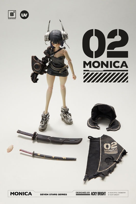 Action Figure 1/6 Seven Stars Series No.02 Monica - Beautiful Chemistry x Acky Bright By Underverse