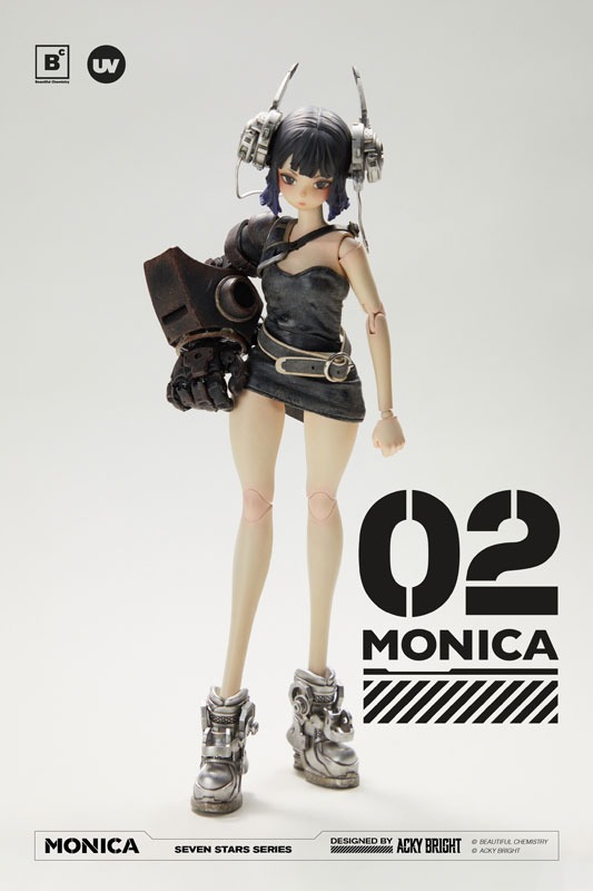 Action Figure 1/6 Seven Stars Series No.02 Monica - Beautiful Chemistry x Acky Bright By Underverse
