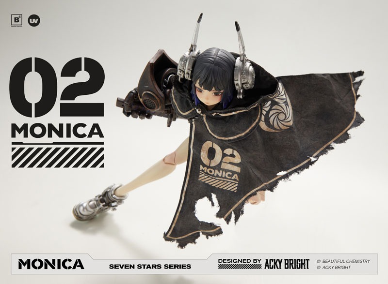 Action Figure 1/6 Seven Stars Series No.02 Monica - Beautiful Chemistry x Acky Bright By Underverse