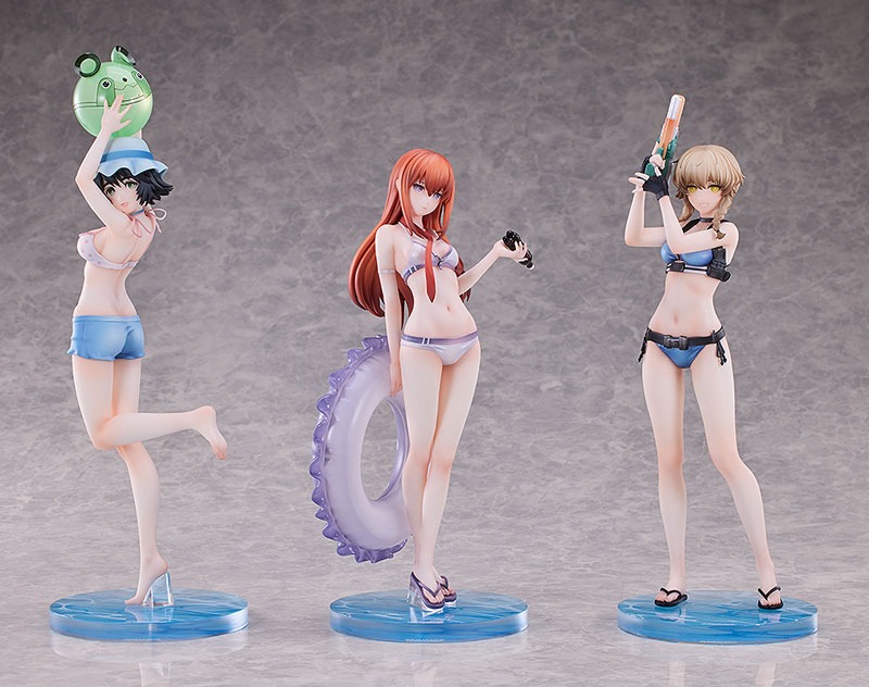 [With Bonus] [Set of 3] Scaled Figure 1/7 Makise Kurisu, Shiina Mayuri & Amane Suzuha - Swimsuit Ver. Steins;Gate By Solarain