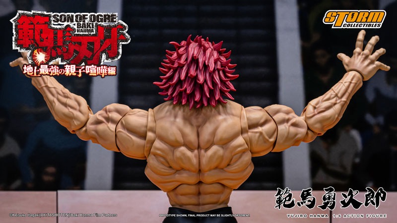 Action Figure 1/6 Yujiro Hanma The Strongest Father-son Fight on Earth - Baki Hanma By Storm Collectibles