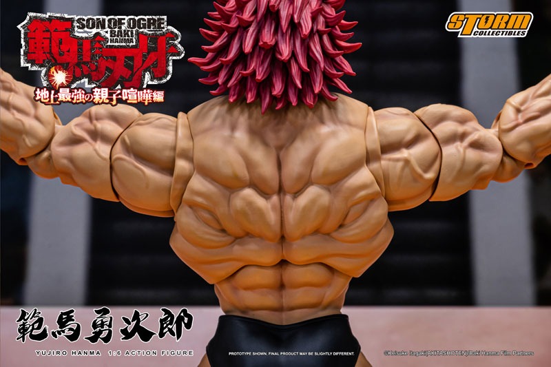 Action Figure 1/6 Yujiro Hanma The Strongest Father-son Fight on Earth - Baki Hanma By Storm Collectibles